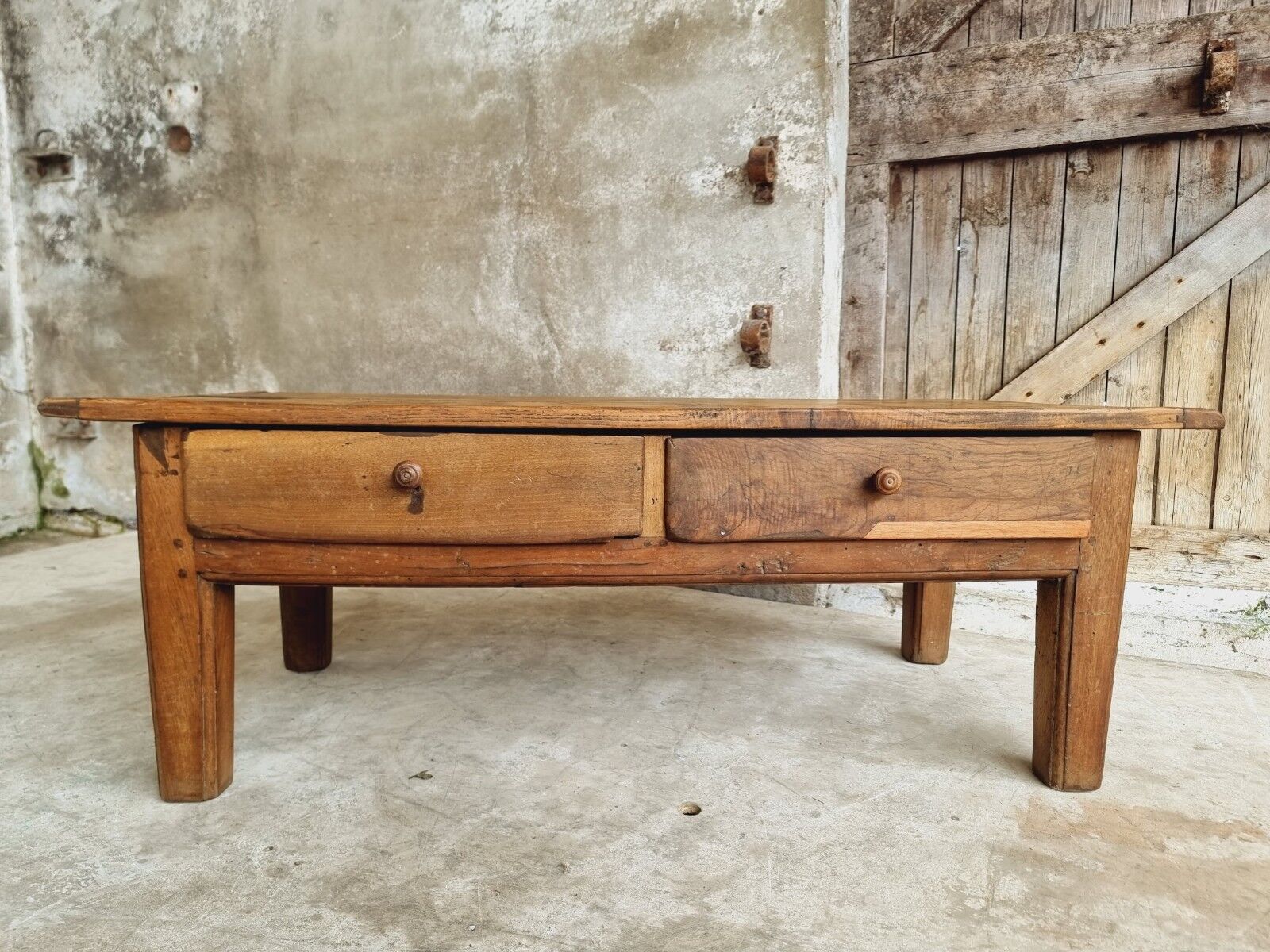 Antique coffee table TV furniture 19th century