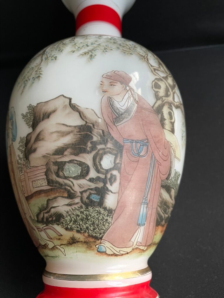 Fiorentina opaline vase for Stelvia