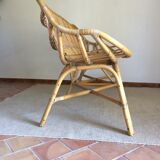 Rattan bench
