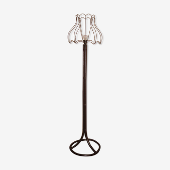 Floor lamp rattan