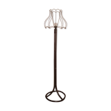 Lampadaire en rotin