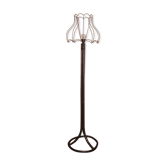 Rattan floor lamp