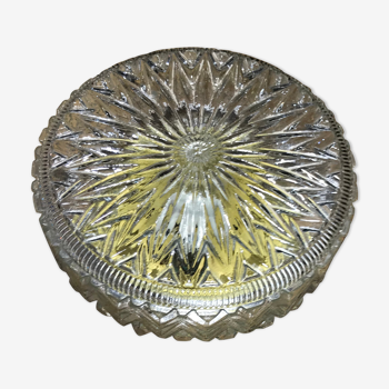 Plafonnier en verre moulé