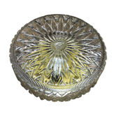 Plafonnier en verre moulé