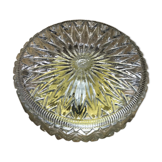 Plafonnier en verre moulé