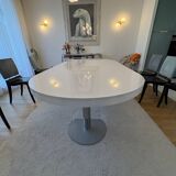 Ligne Roset white lacquered table