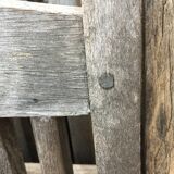 3 vintage folding garden chairs made of River Han teak