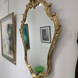 Large gilded baroque mirror