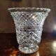 Art Deco hand-cut crystal vase