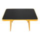 1960s Beech Coffee Table with Glass Top , Czechoslovakia