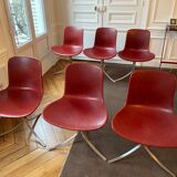6 Chairs Model PK-9 by Poul Kjaerholm for Fritz Hansen