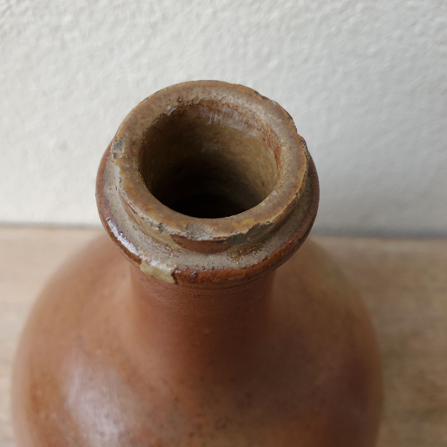 Bottled stoneware bottle