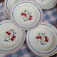 11 Deep Plates “Lunéville” Bagatelle model, Floral decoration Ø 23 cm