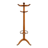 Freestanding coat rack – Art Deco style – Solid beech – 1940s