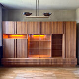 Wall unit / bookcase Italian Luigi Bartolini 1960