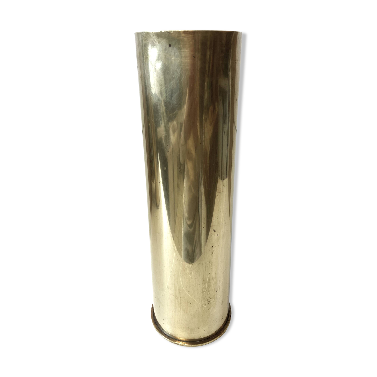 Trench War Craft Vase 1943 105 mm Shell Casing