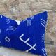 Handmade cushion cover in Berber wool: Moroccan Kilim cushion