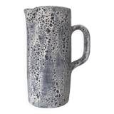 Speckled ceramic jug fat lava