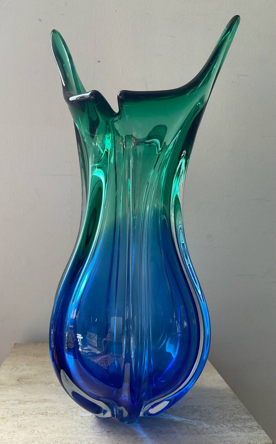 Large vintage Murano vase from the 70s