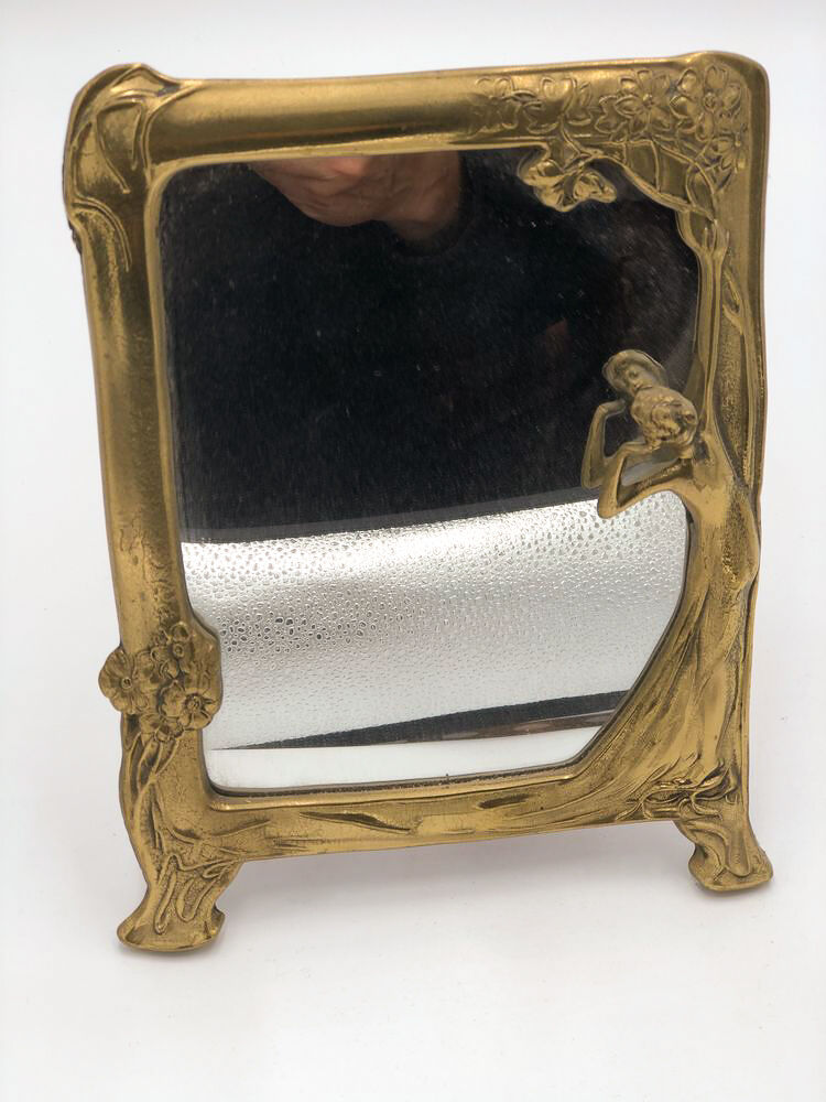 Bronze mirror - 25x18cm