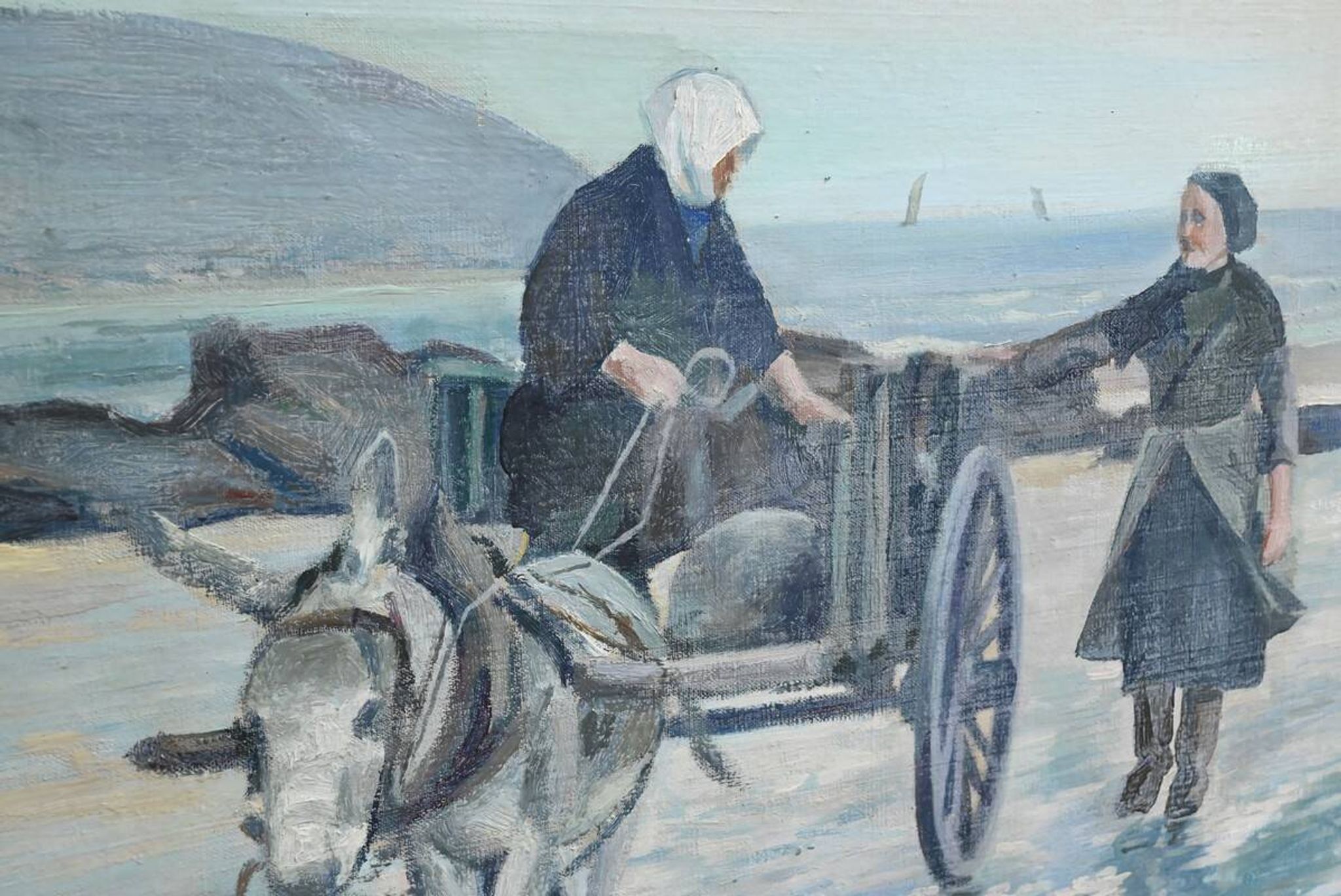 Grand Tableau « Les Goémoniers », de A. Le Guen – 1969