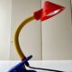 Articulated Memphis style clamp lamp