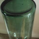 Green Glass Bottle Large Flask Vase