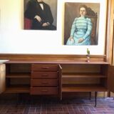 Scandinavian sideboard in teak design