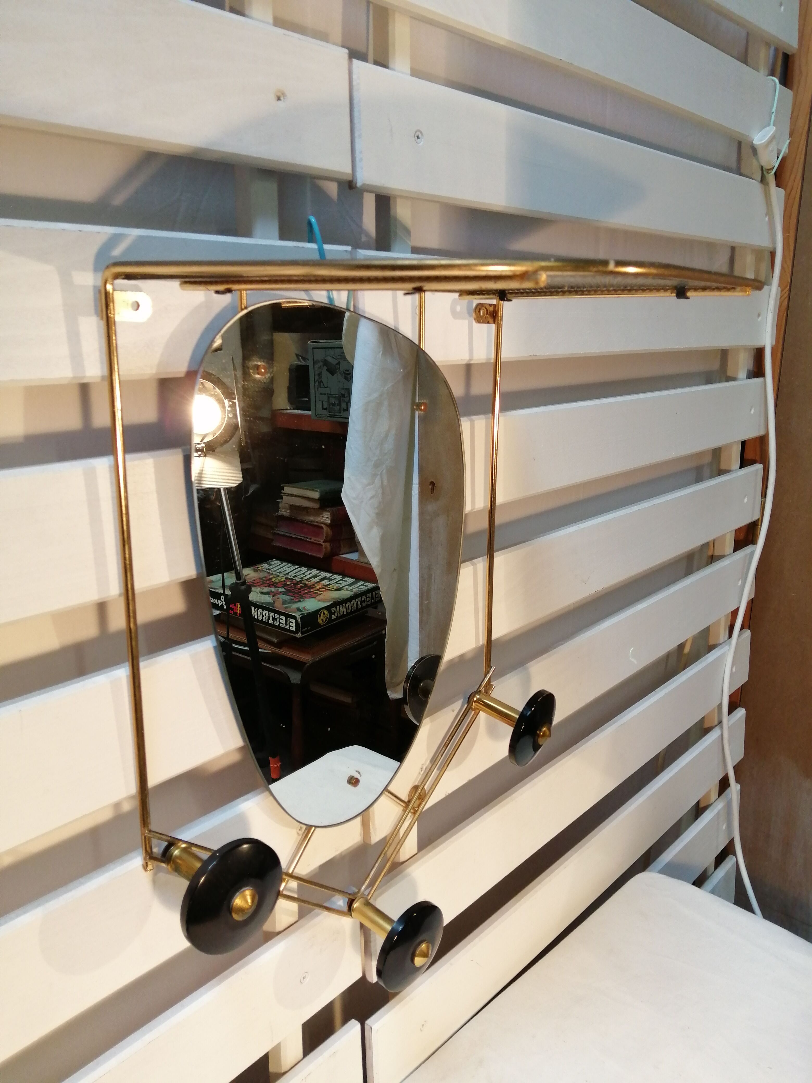 Vintage wall coat rack - 50s/60s