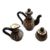 Vintage tea set, Vallauris ceramics, FASE workshop