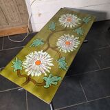 Vintage coffee table in glazed ceramic from the 1960s.