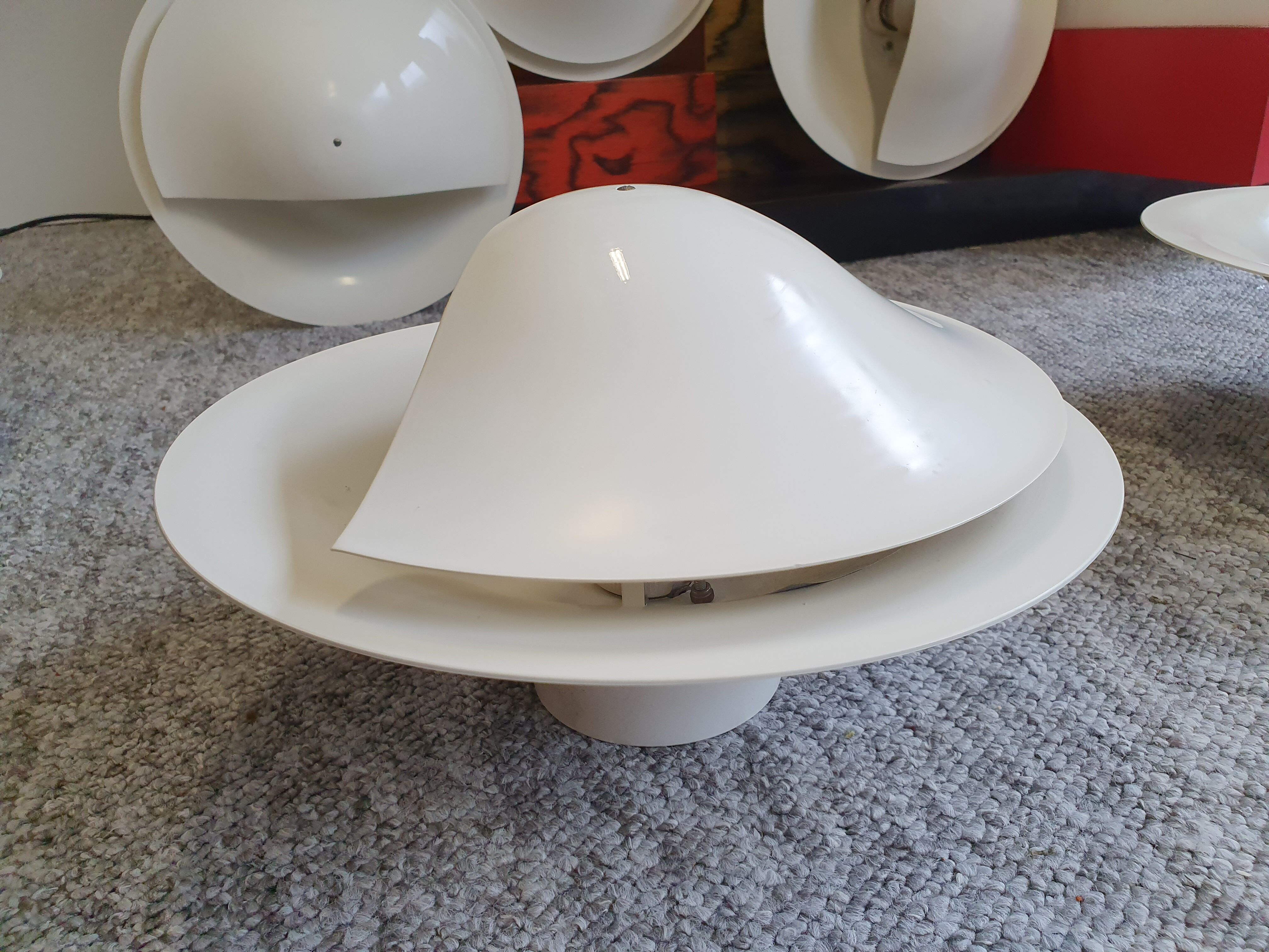 Set of 6 Raak wall light scone, 1970