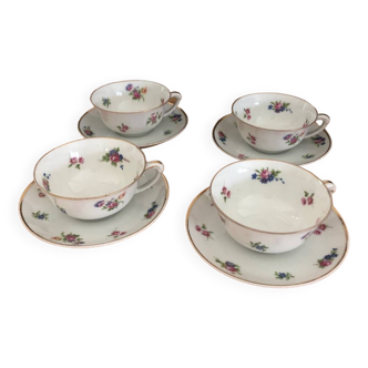 Tasses en porcelaine de Limoges