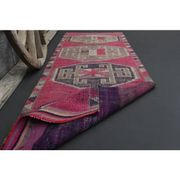 Tapis vintage turc en laine et coton noué à la main, années 1970