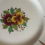 Set of art deco dishes boch fréres la louviére