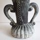 Baluster vase decorated with palm trees, 1950s style