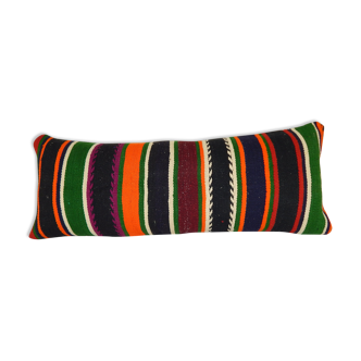 Vintage Queen Boho woven bedding cushion cover with stripes