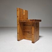 Pompeia accent chair in pine by Lina Bo Bardi, 1980s