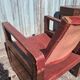 Moroccan lounge in leather and cedar