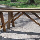 Pair of vintage bench