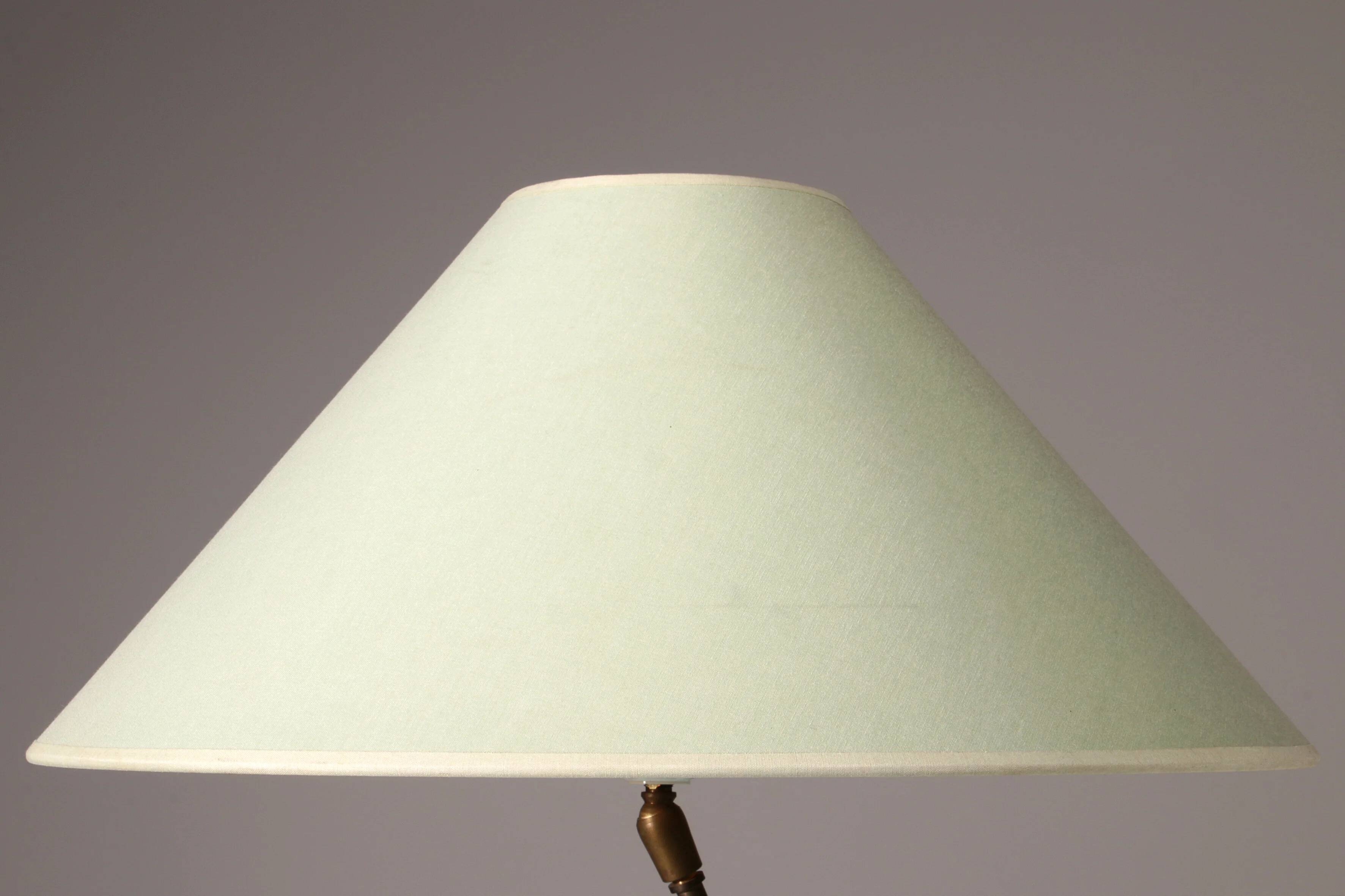 France pebble table lamp by François Chatain, 1980s