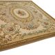 Handmade European Vintage Aubusson Kilim 263 cm x 334 cm
