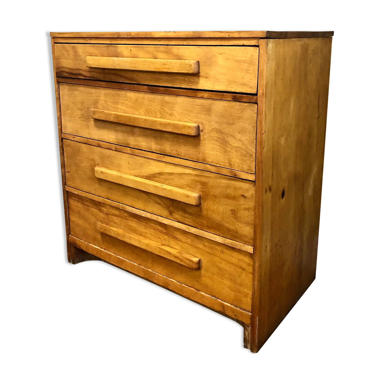 Vintage solid wood chest of drawers