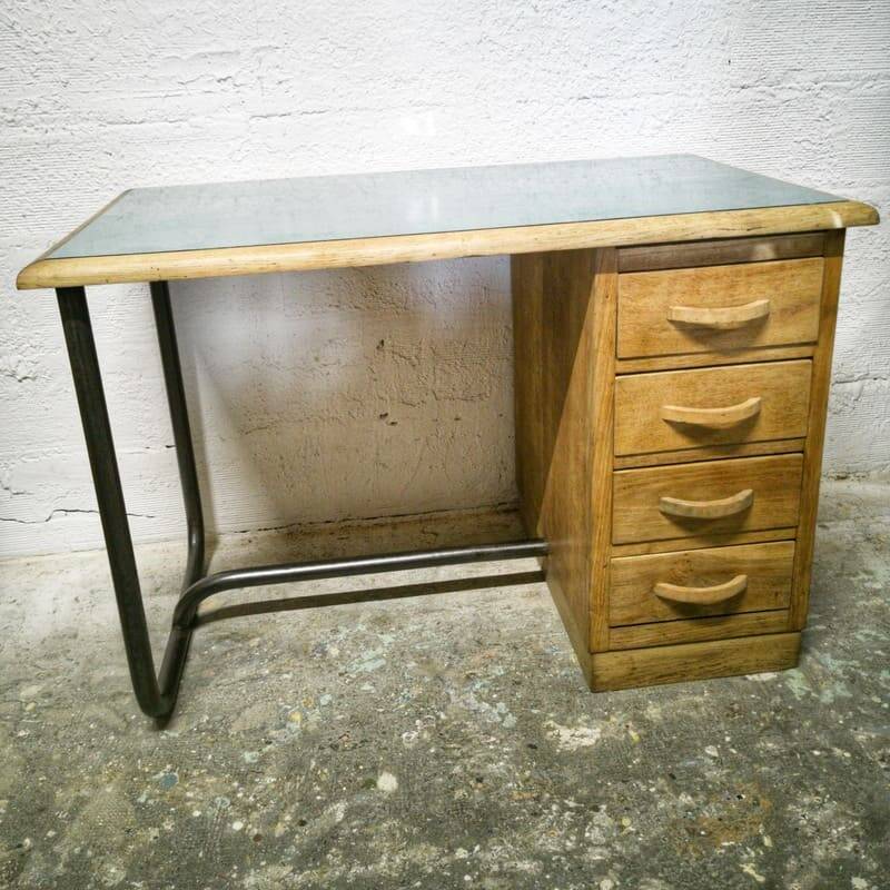 Vintage school teacher's desk