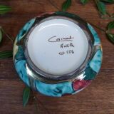 Vintage ceramic bowl with floral patterns