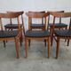 Série de 6 chaises scandinaves