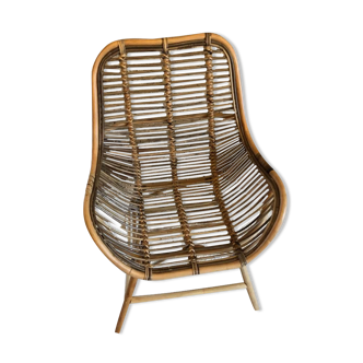 Rattan armchair