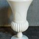 Antique milk glass baluster vase early 20th century