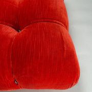 Vintage Modular Sofa in Original Velvet by Mario Bellini for C&B Italia, 1973, Set of 2