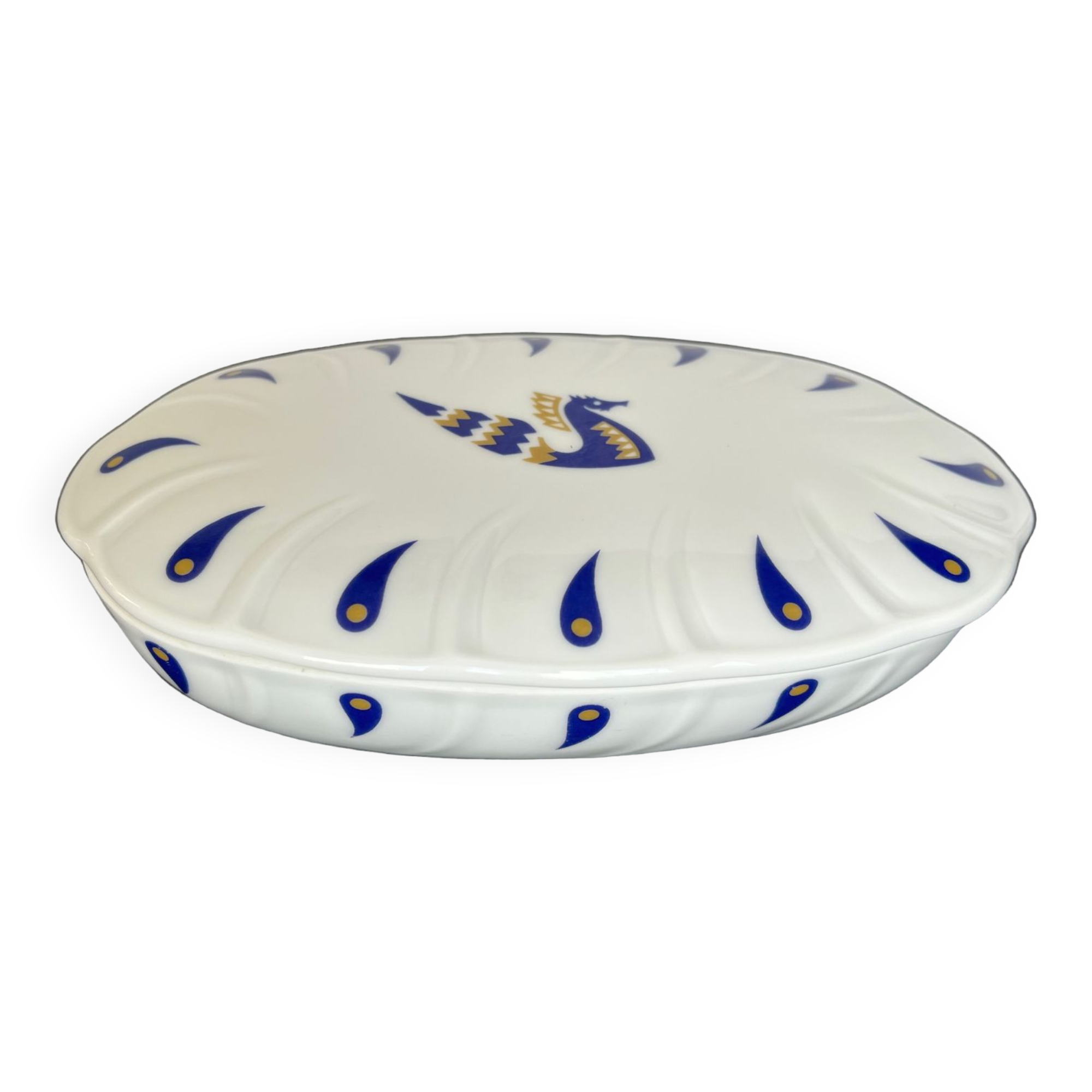 Bernardaud porcelain candy box for Air France
